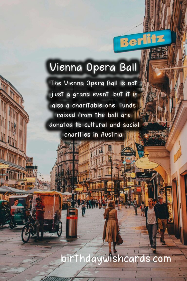 Vienna Opera Ball - Celebrating Culture and Tradition