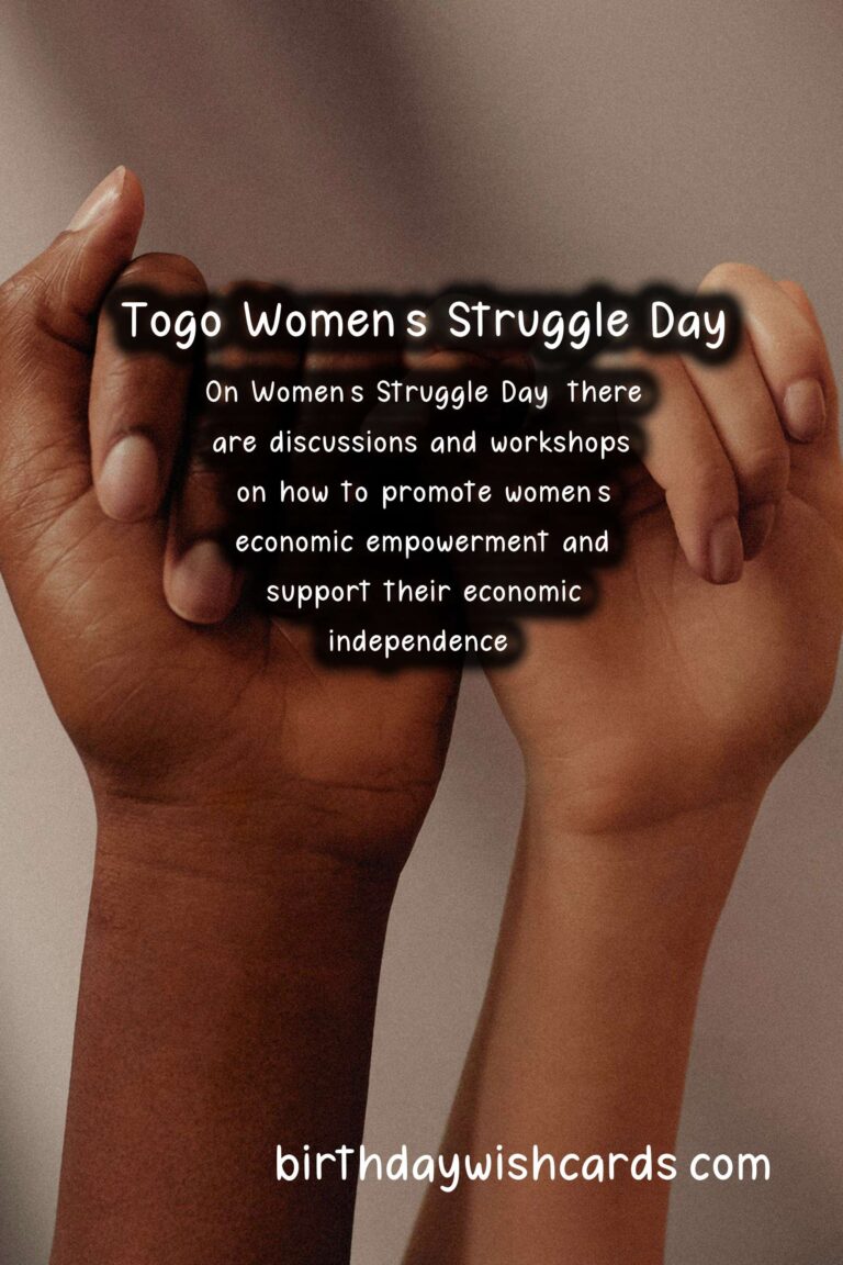 Women's Struggle Day in Togo: November 16 - A Day to Celebrate the Strength and Resilience of Togolese Women