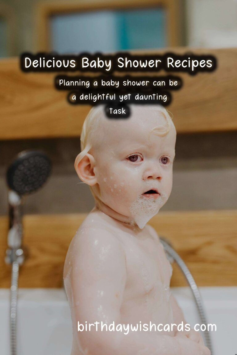 Best Recipes for Baby Shower-Inspired Dishes