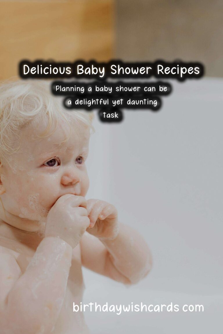 Best Recipes for Baby Shower-Inspired Dishes