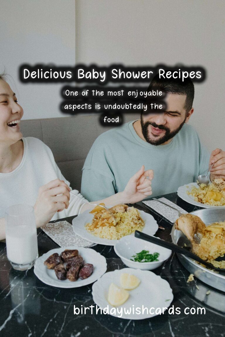 Best Recipes for Baby Shower-Inspired Dishes