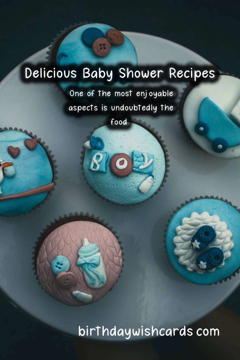 Best Recipes for Baby Shower-Inspired Dishes
