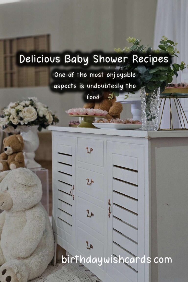 Best Recipes for Baby Shower-Inspired Dishes
