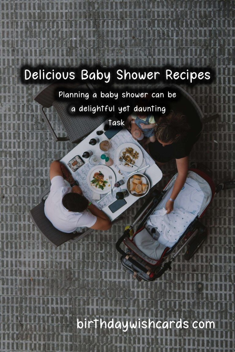 Best Recipes for Baby Shower-Inspired Dishes