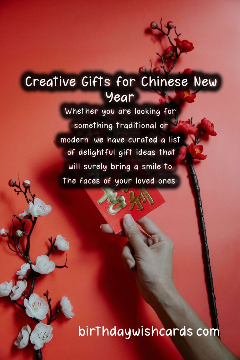 Creative Gift Ideas for Chinese New Year Enthusiasts