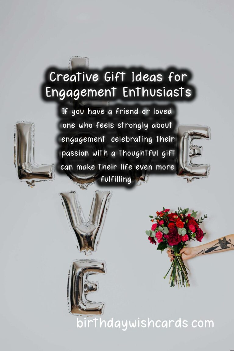 Creative Gift Ideas for Engagement Enthusiasts