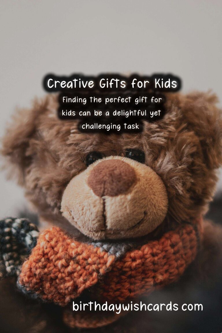 Creative Gift Ideas for Kids Enthusiasts