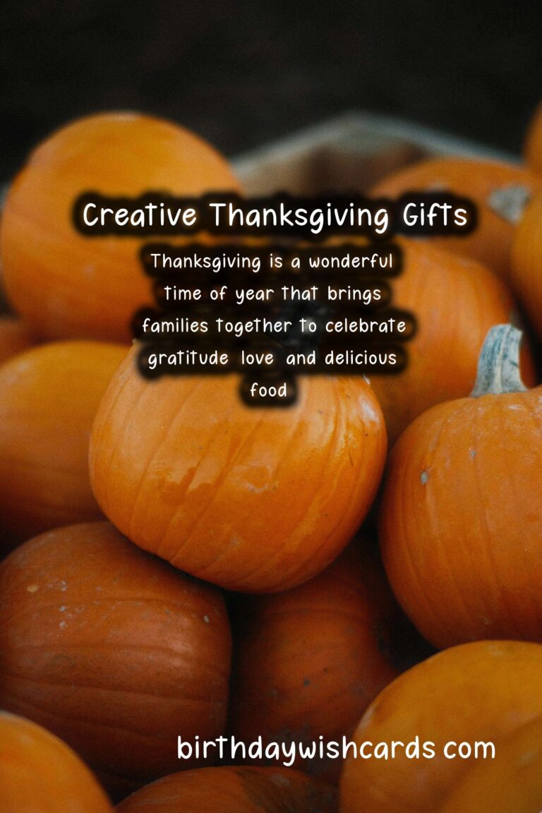 Creative Gift Ideas for Thanksgiving Enthusiasts