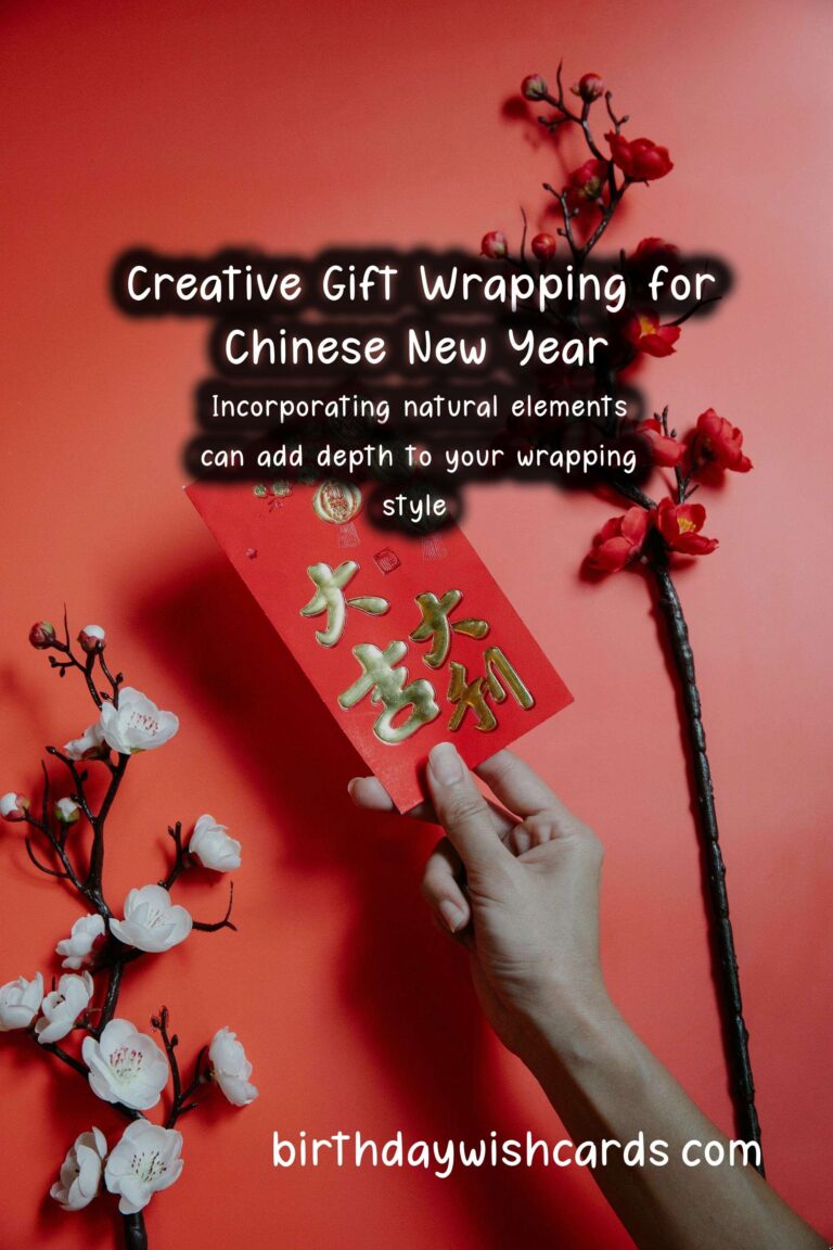 Creative Gift Wrapping Ideas for Chinese New Year Celebrations