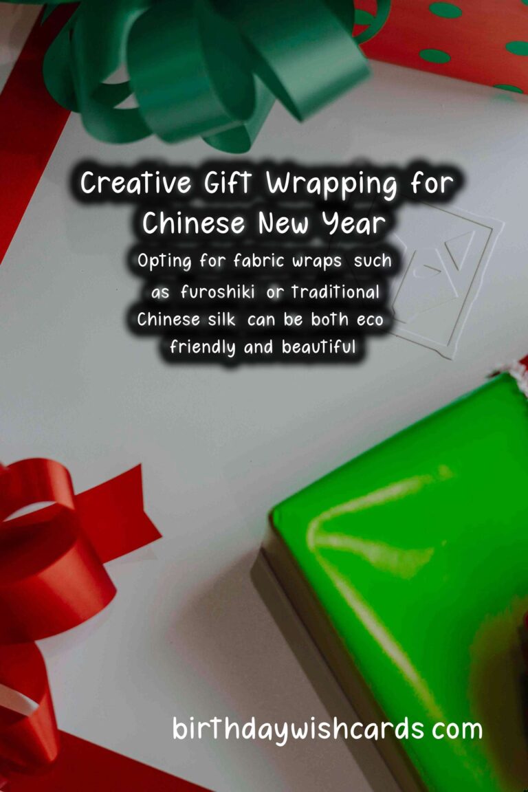 Creative Gift Wrapping Ideas for Chinese New Year Celebrations