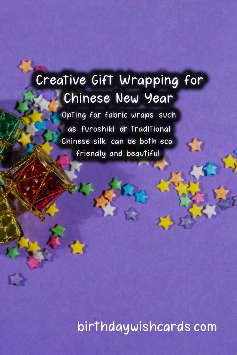 Creative Gift Wrapping Ideas for Chinese New Year Celebrations