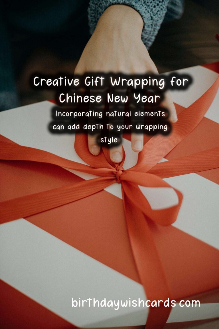 Creative Gift Wrapping Ideas for Chinese New Year Celebrations