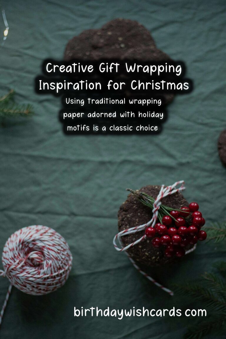 Creative Gift Wrapping Ideas for Christmas Occasions