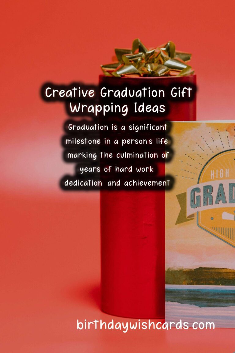 Creative Gift Wrapping Ideas for Graduation Occasions