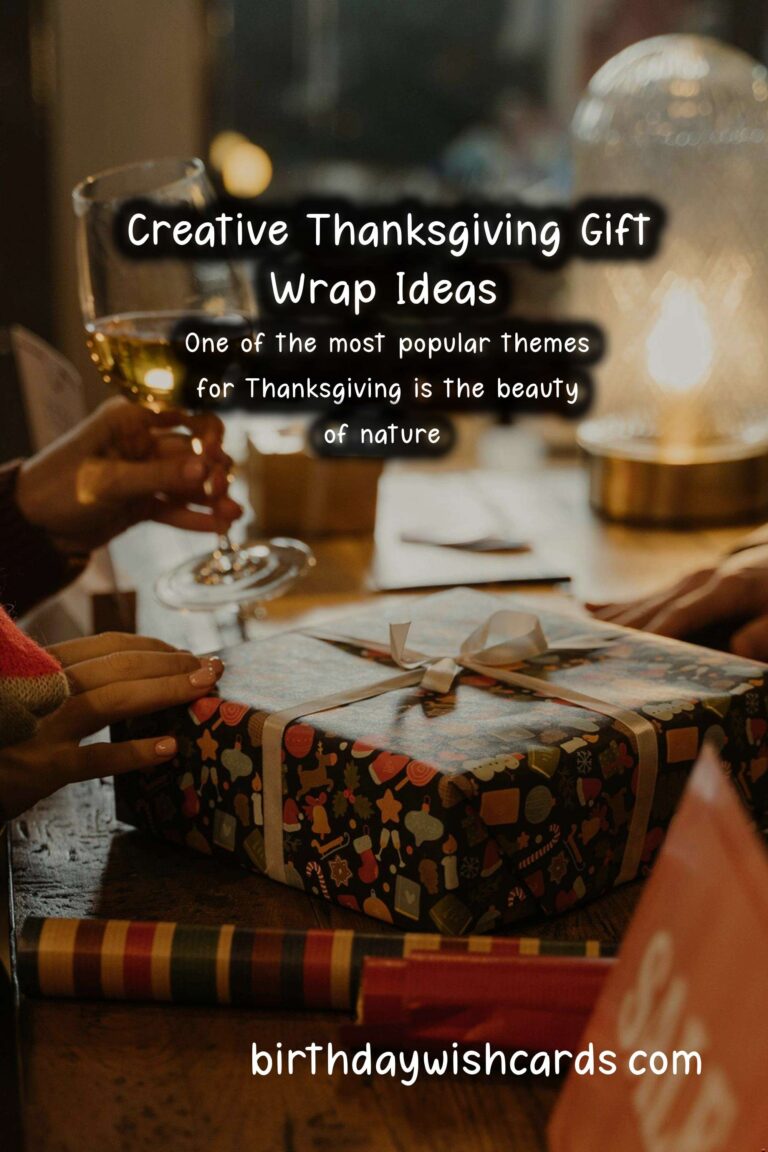 Creative Gift Wrapping Ideas for Thanksgiving Occasions
