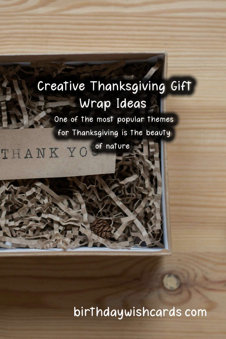 Creative Gift Wrapping Ideas for Thanksgiving Occasions