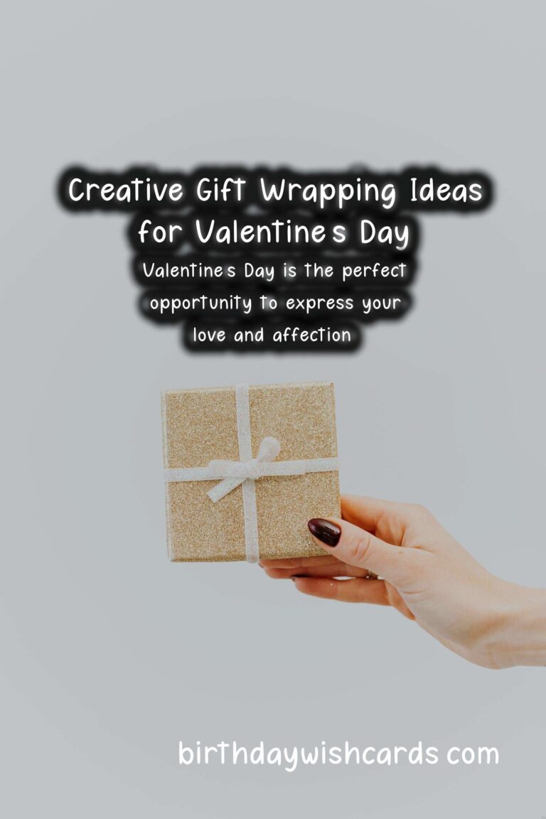 Creative Gift Wrapping Ideas for Valentine's Day