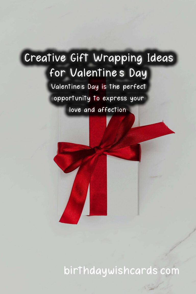 Creative Gift Wrapping Ideas for Valentine's Day