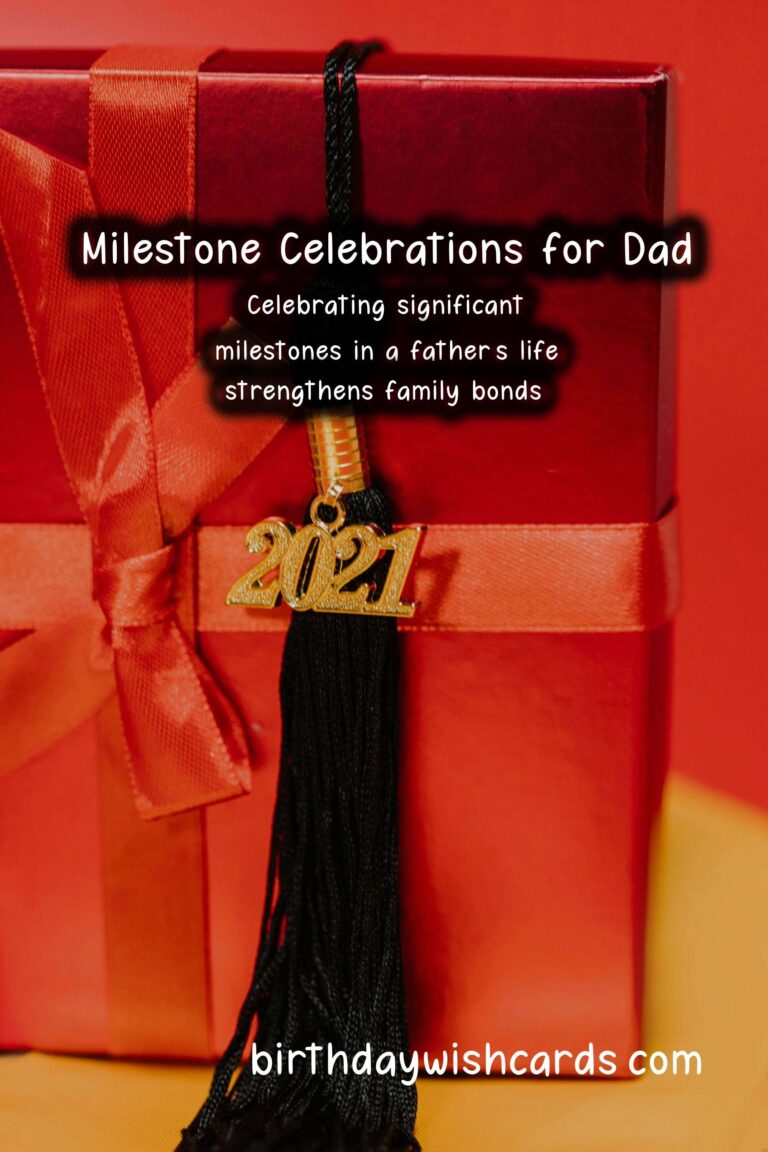 Creative Milestone Achievement Ideas for Dad