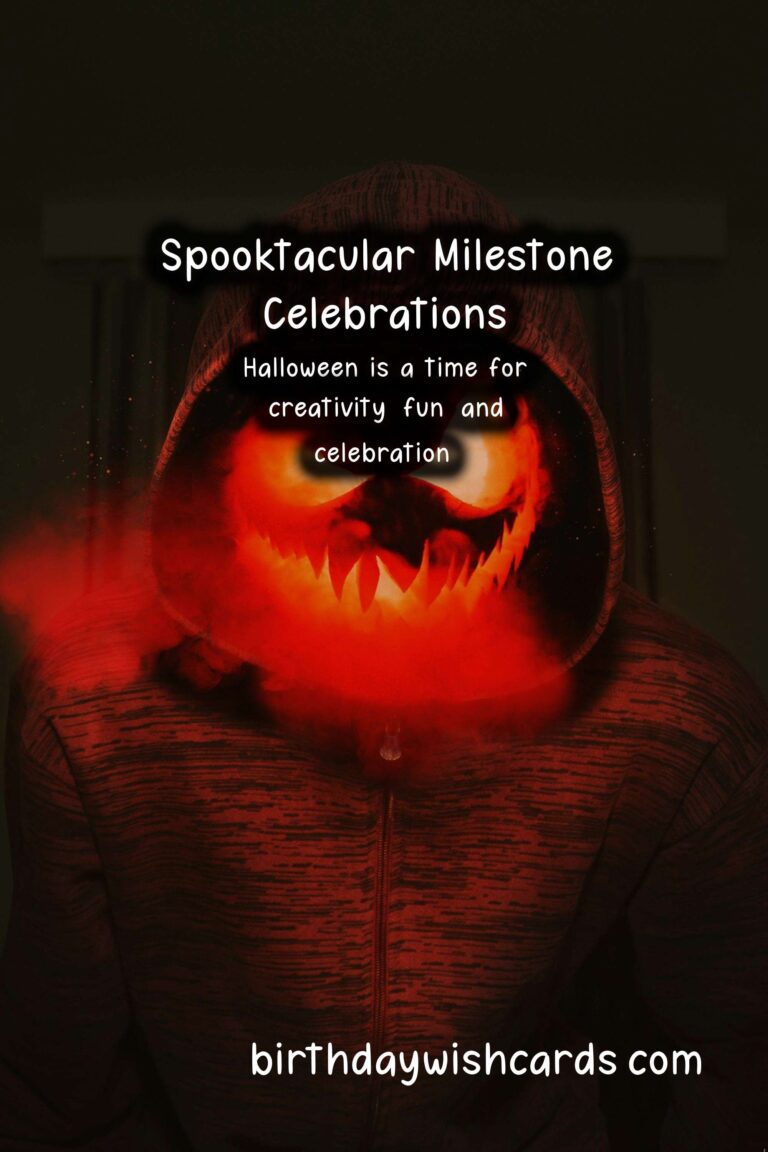 Creative Milestone Achievement Ideas for a Spooktacular Halloween