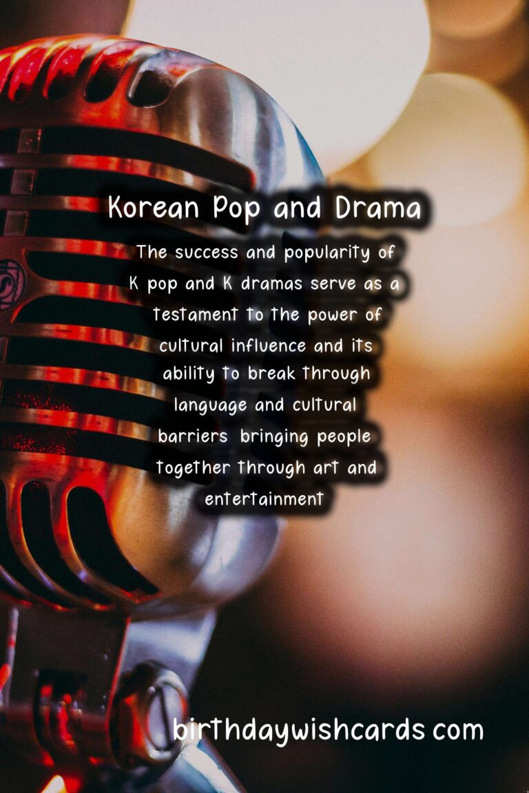 Culture: Global Influence of Korean Pop Music and Drama