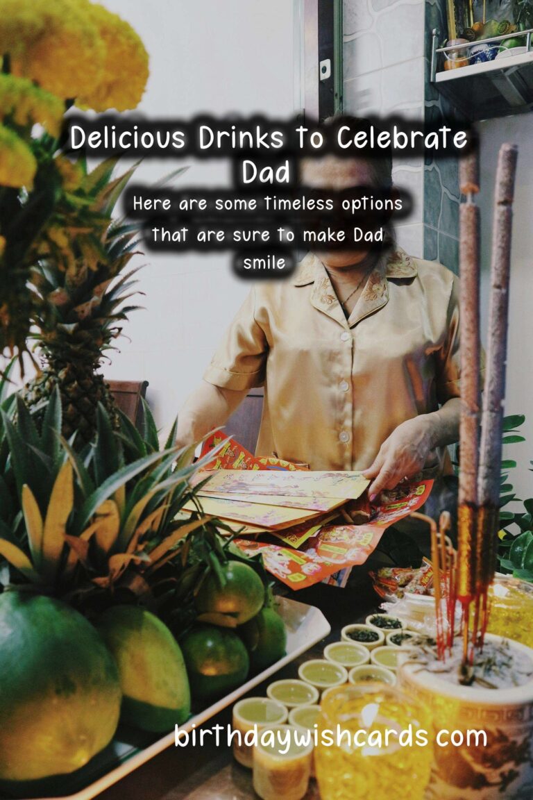 Delicious Drinks to Celebrate Dad