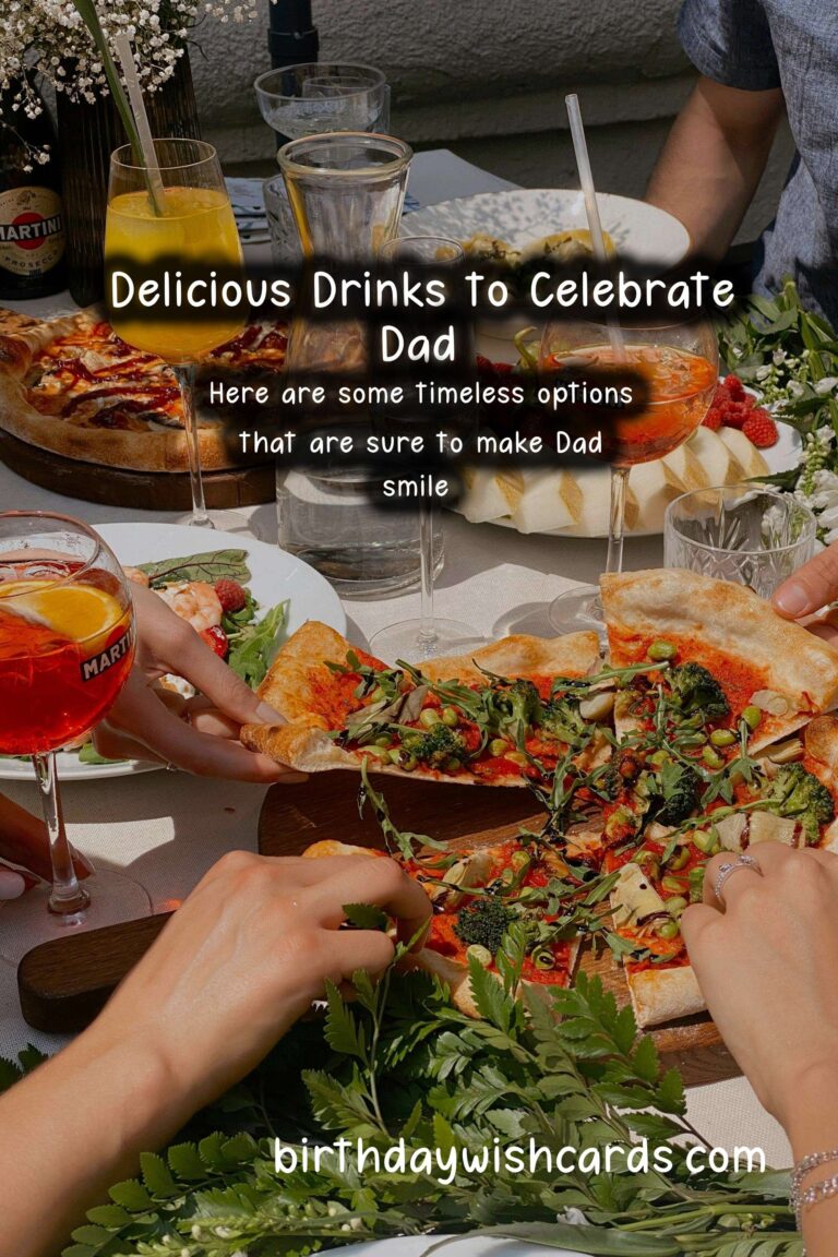 Delicious Drinks to Celebrate Dad