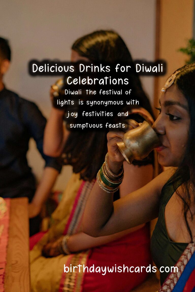 Delicious Drinks to Celebrate Diwali