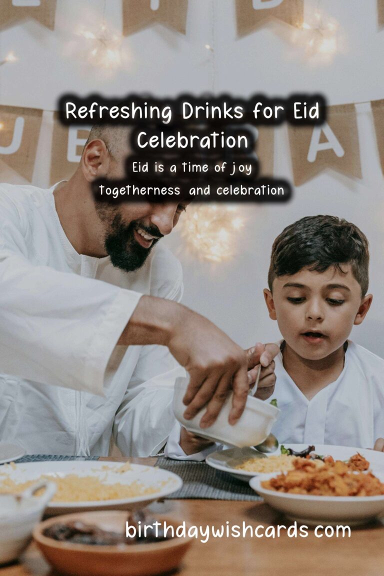 Delicious Drinks to Celebrate Eid: Refreshing Recipes to Toast the Festivities