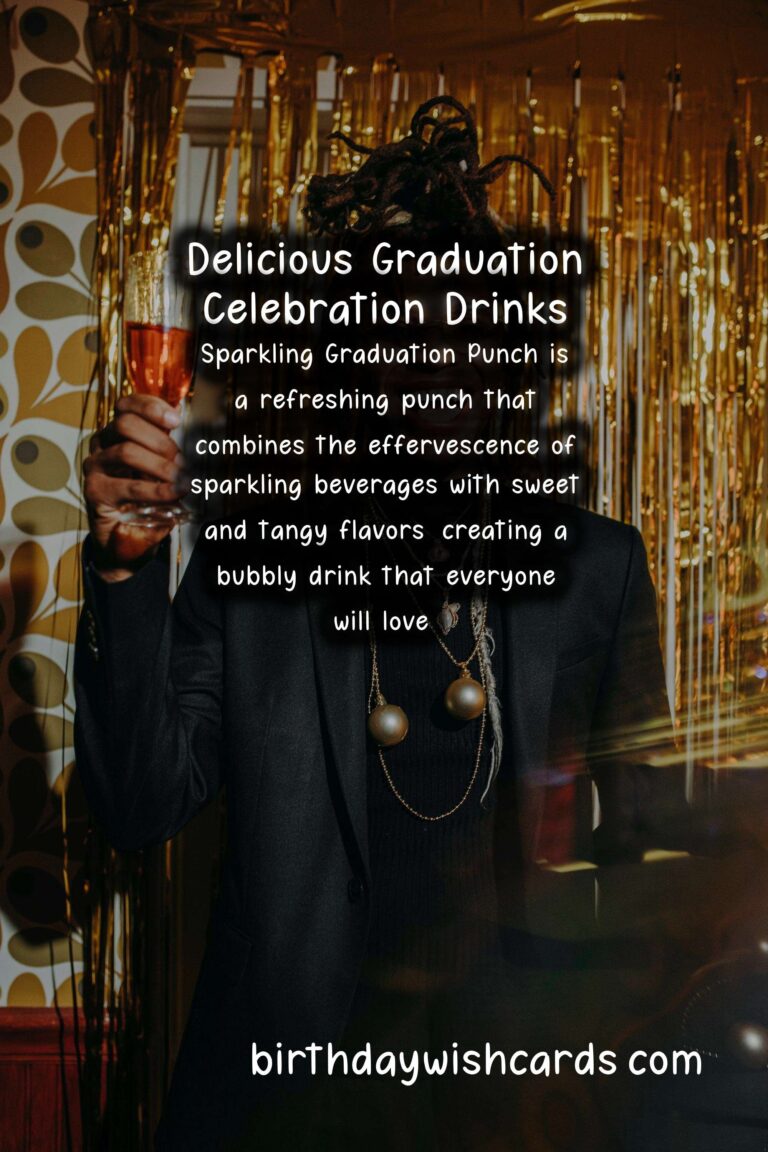 Delicious Drinks to Celebrate Graduation