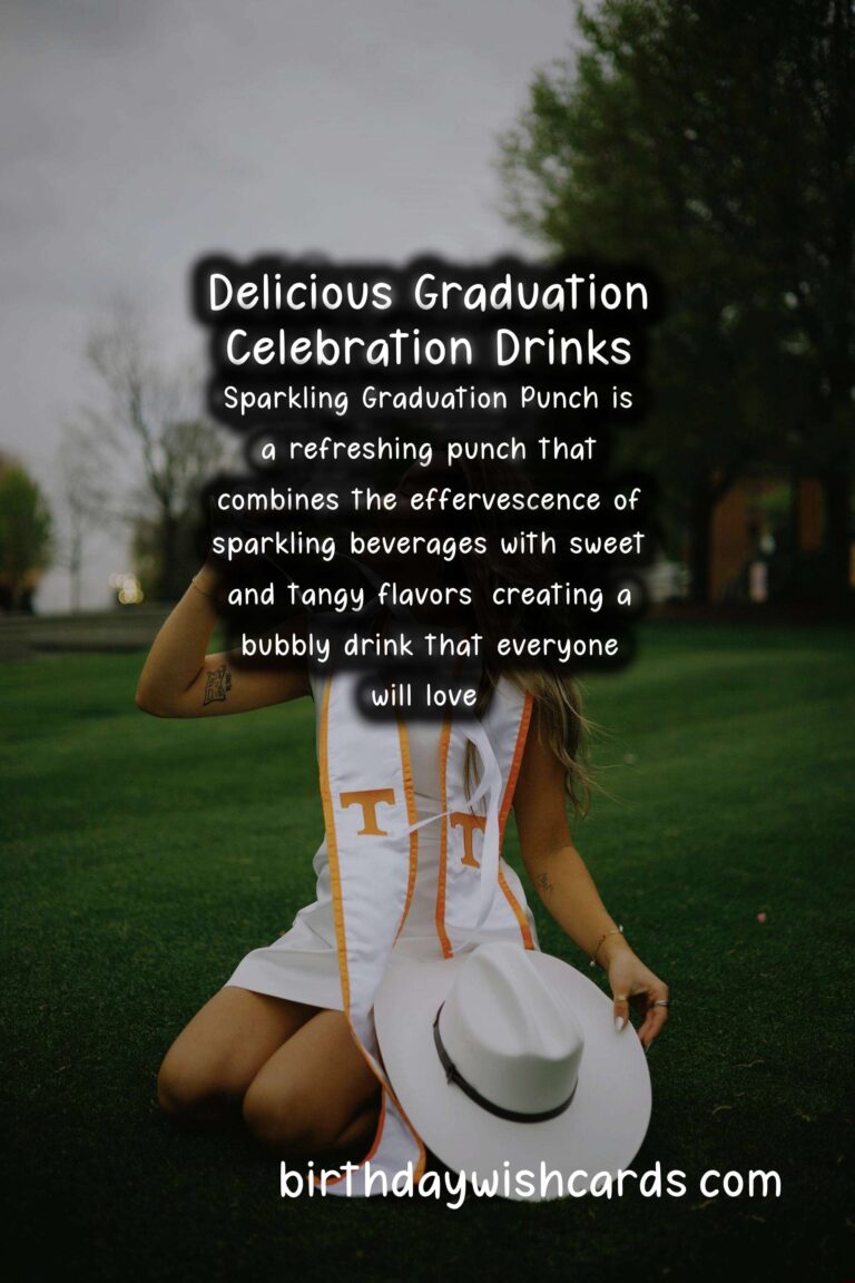 Delicious Drinks to Celebrate Graduation
