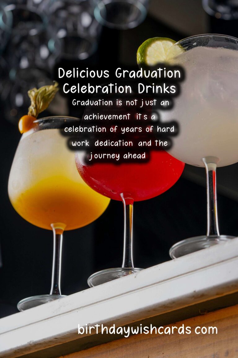 Delicious Drinks to Celebrate Graduation