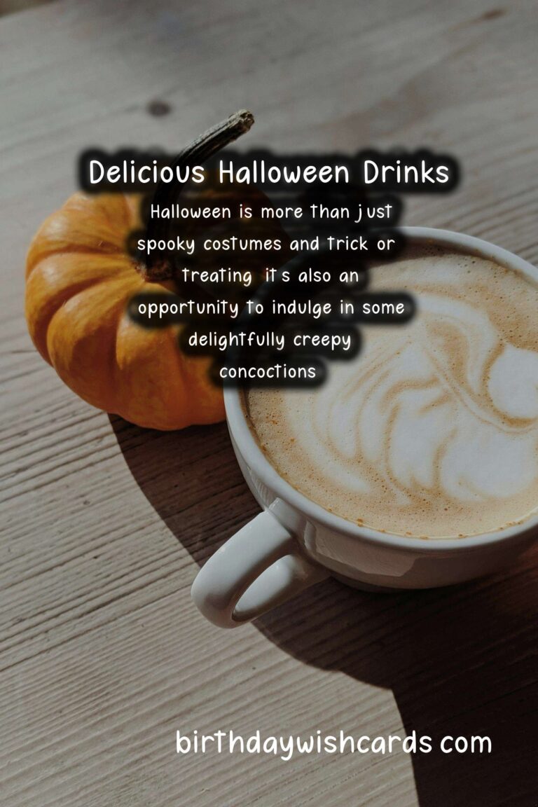 Delicious Drinks to Celebrate Halloween