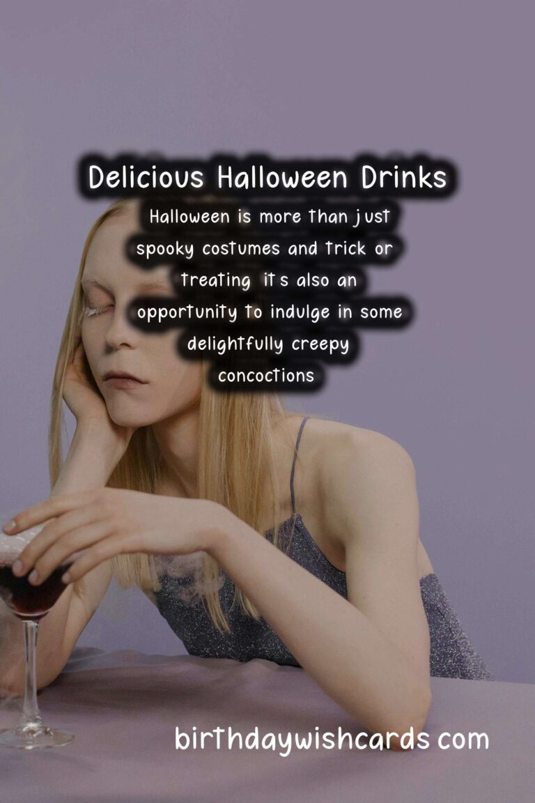 Delicious Drinks to Celebrate Halloween