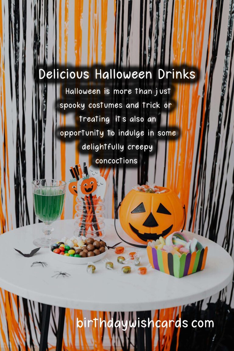 Delicious Drinks to Celebrate Halloween