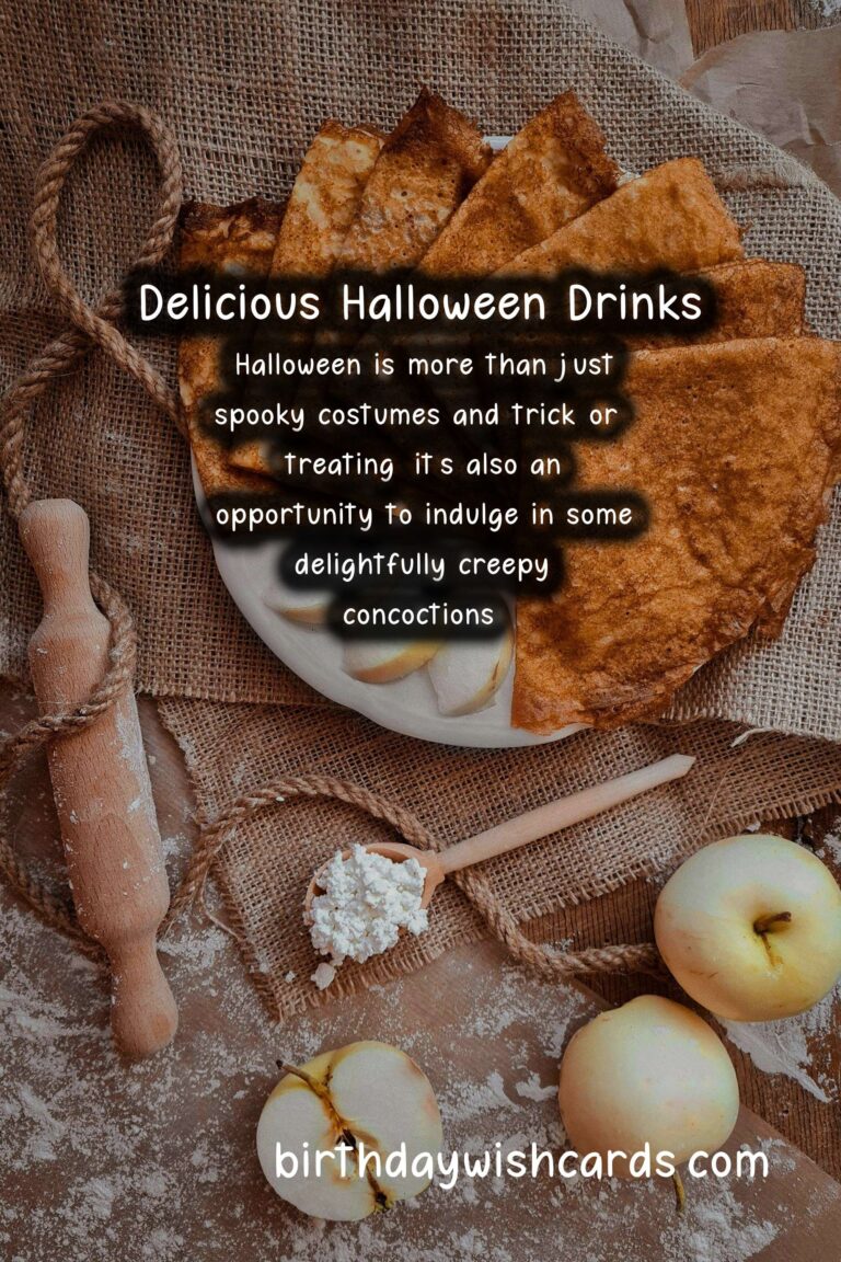 Delicious Drinks to Celebrate Halloween