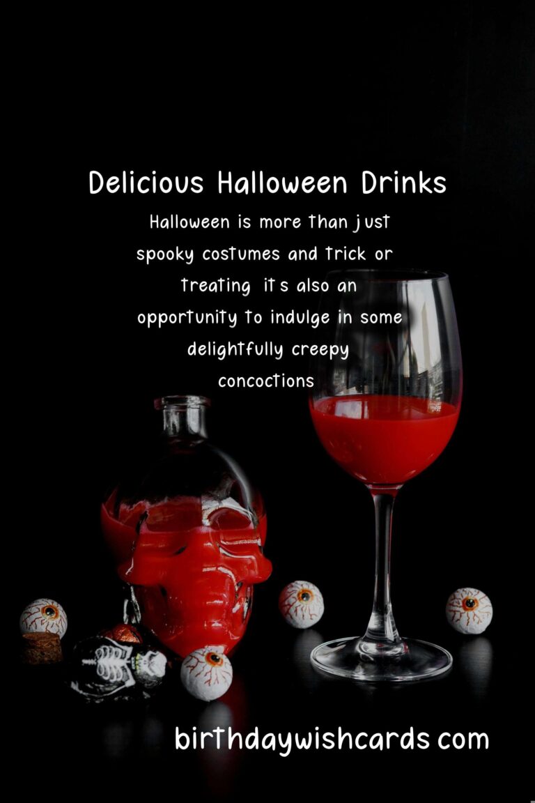 Delicious Drinks to Celebrate Halloween