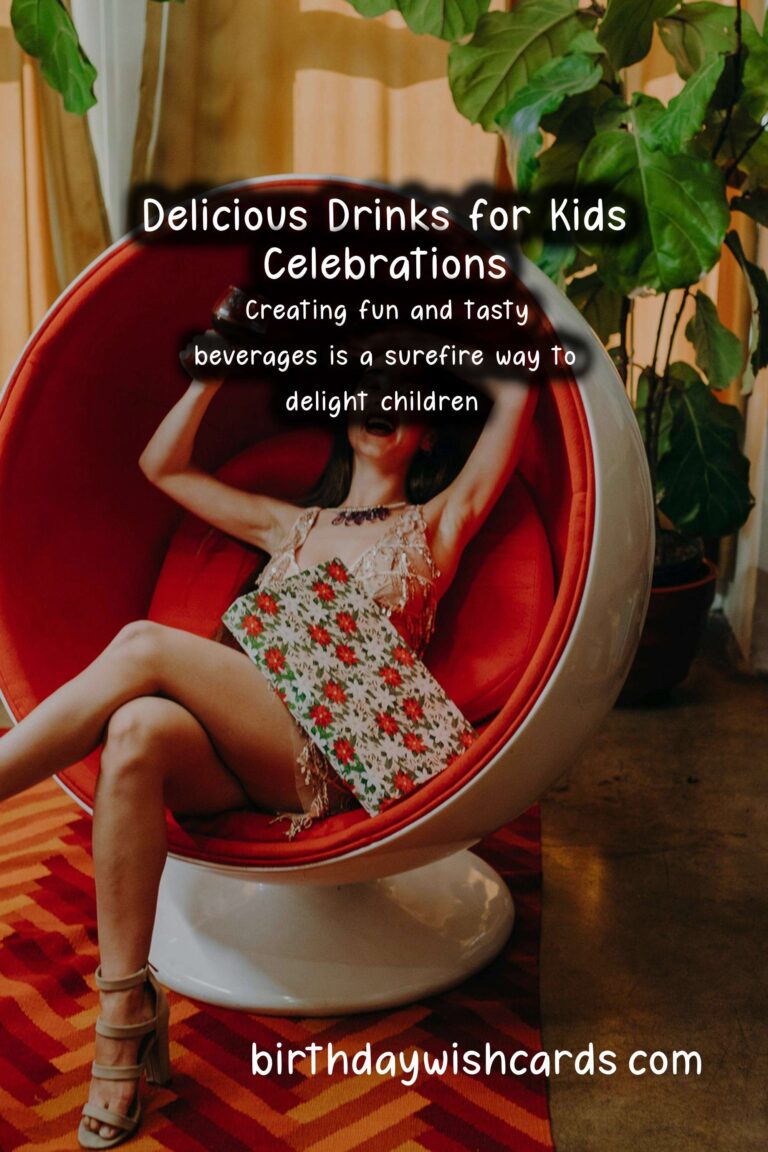 Delicious Drinks to Celebrate Kids