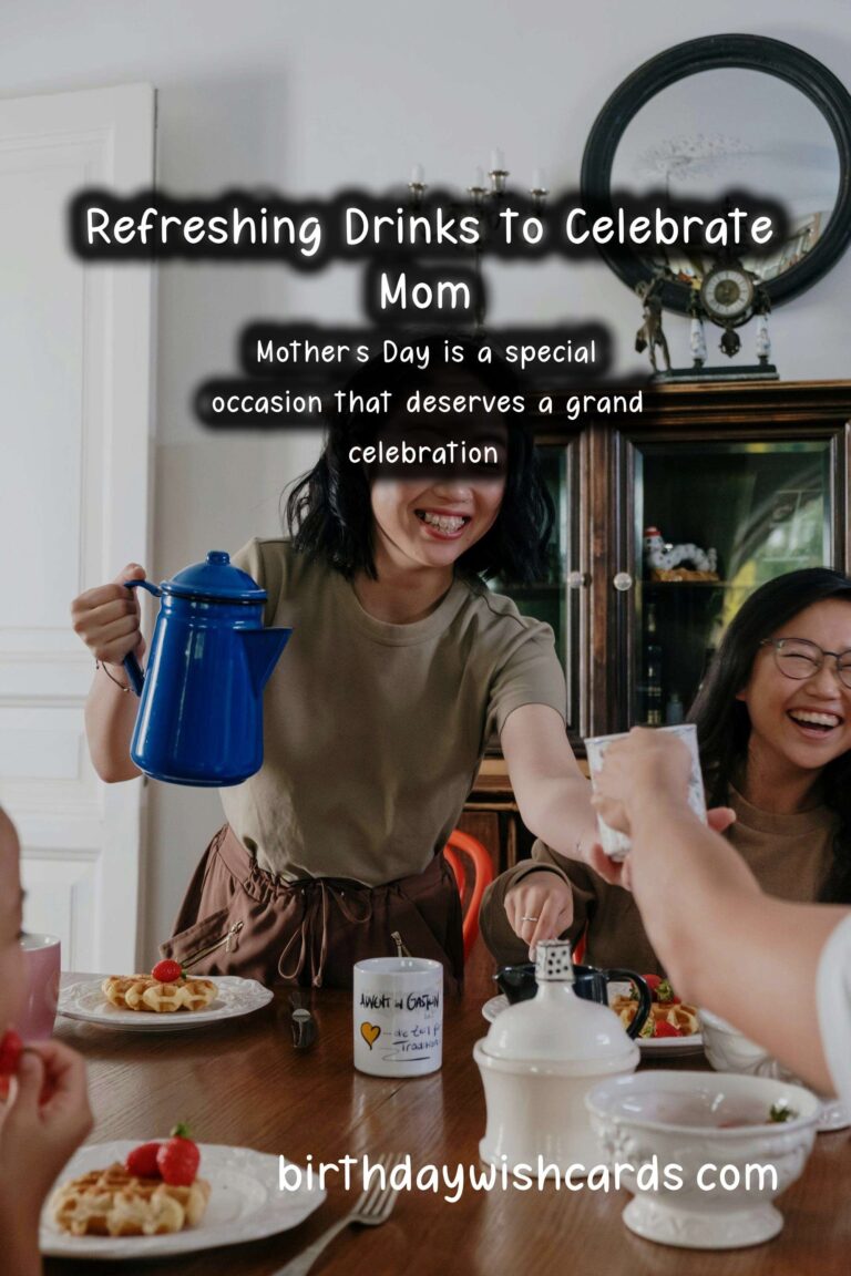 Delicious Drinks to Celebrate Mom