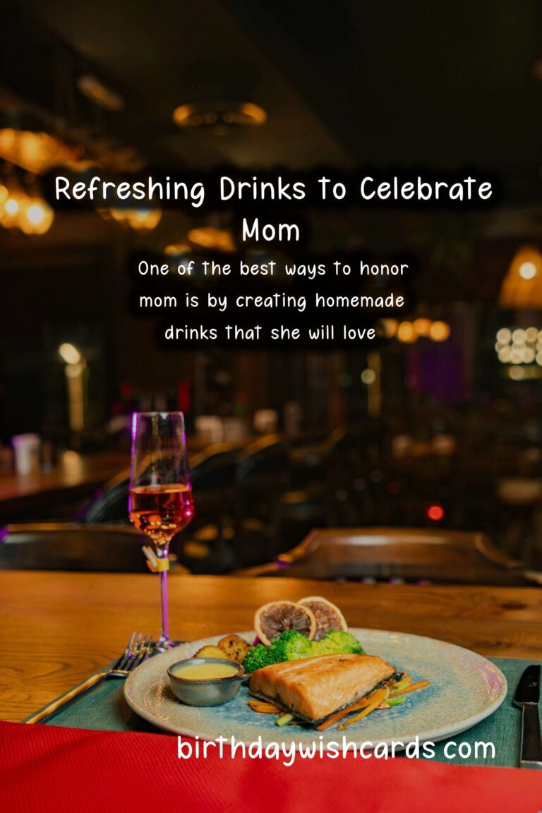Delicious Drinks to Celebrate Mom