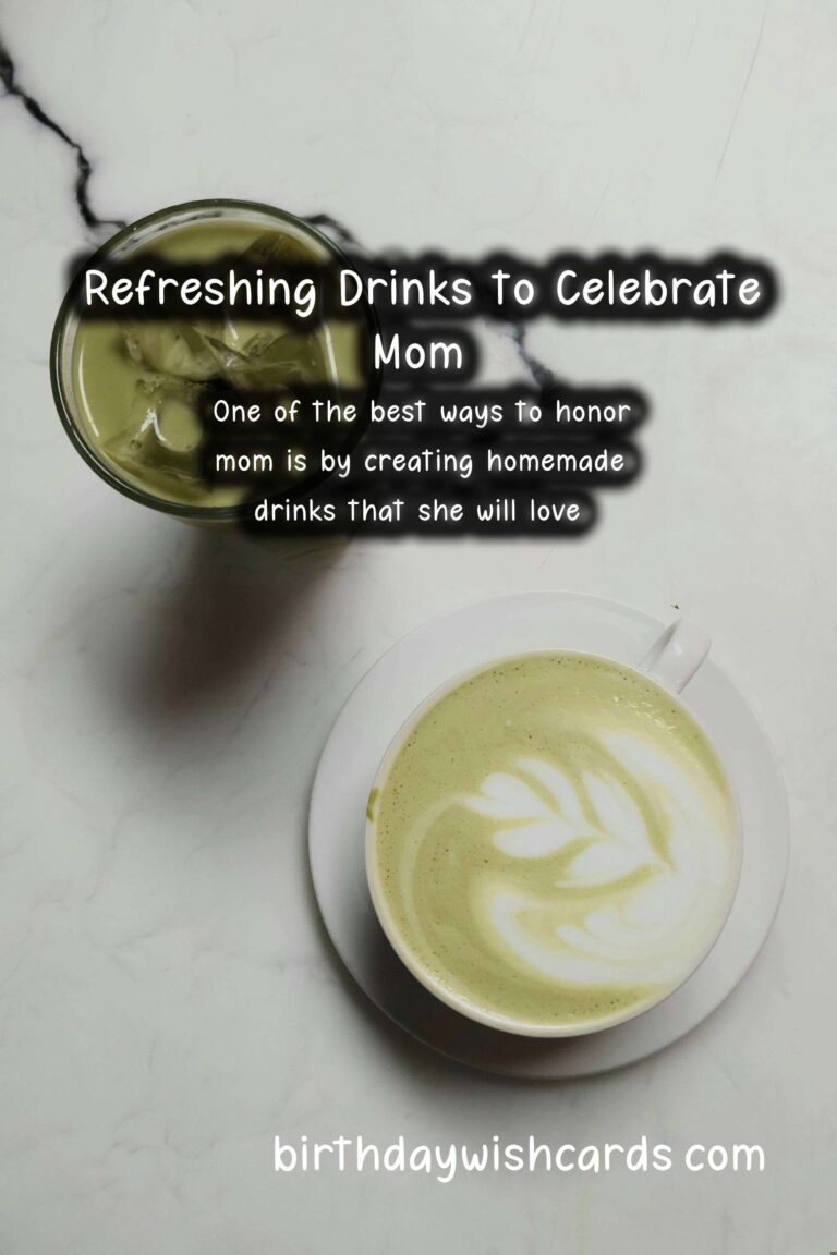Delicious Drinks to Celebrate Mom