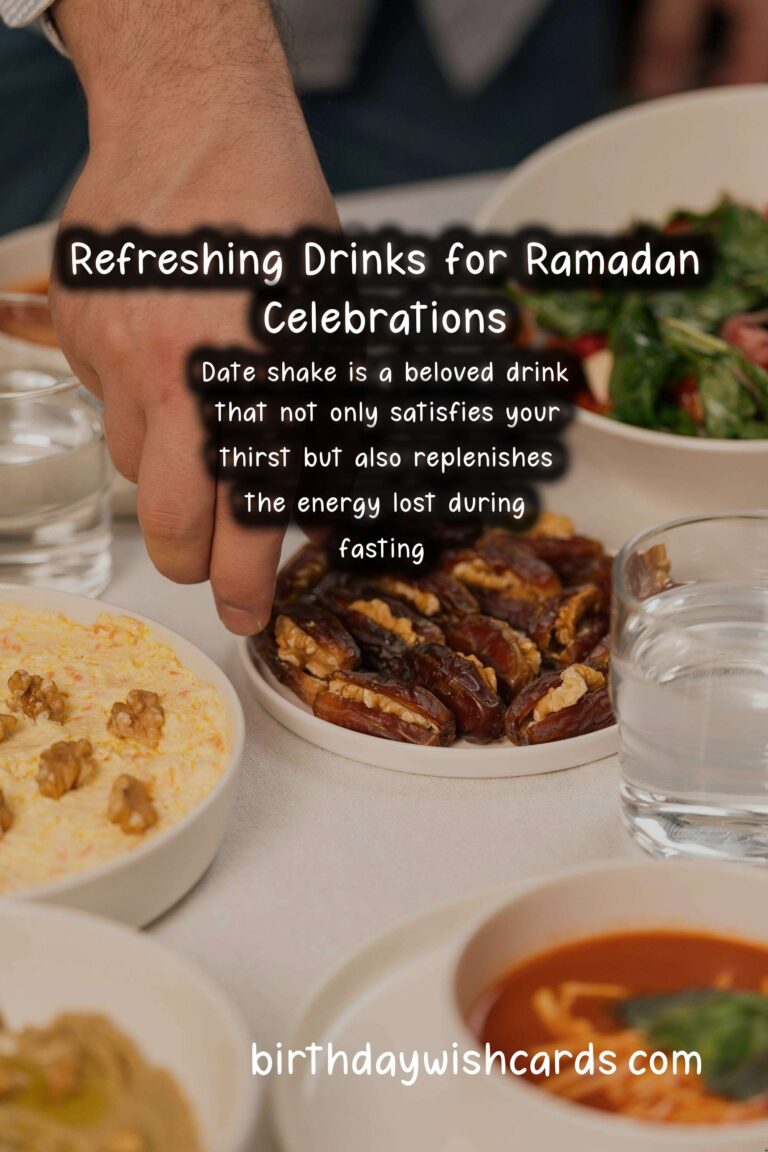 Delicious Drinks to Celebrate Ramadan