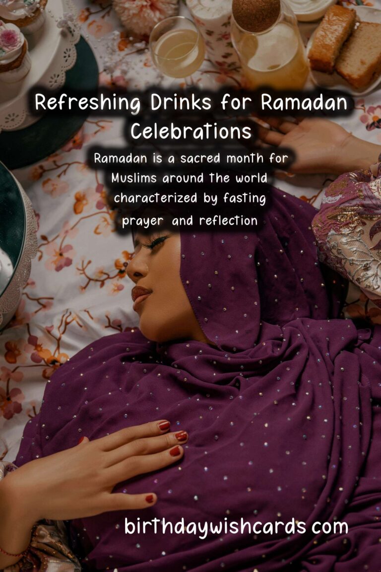 Delicious Drinks to Celebrate Ramadan