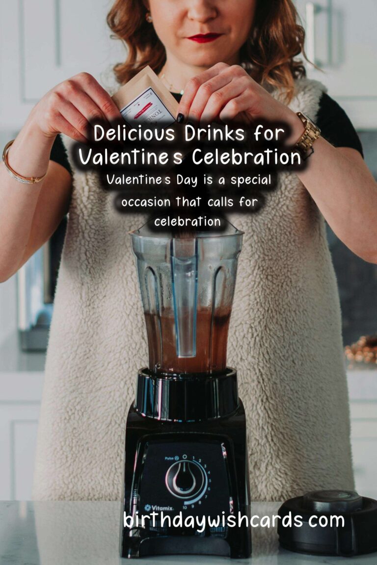 Delicious Drinks to Celebrate Valentine’s Day