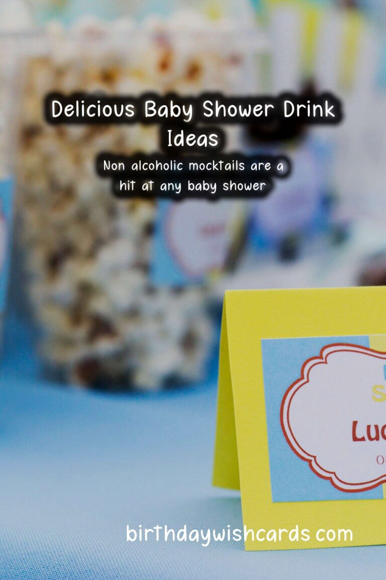 Delicious Drinks to Celebrate a Baby Shower