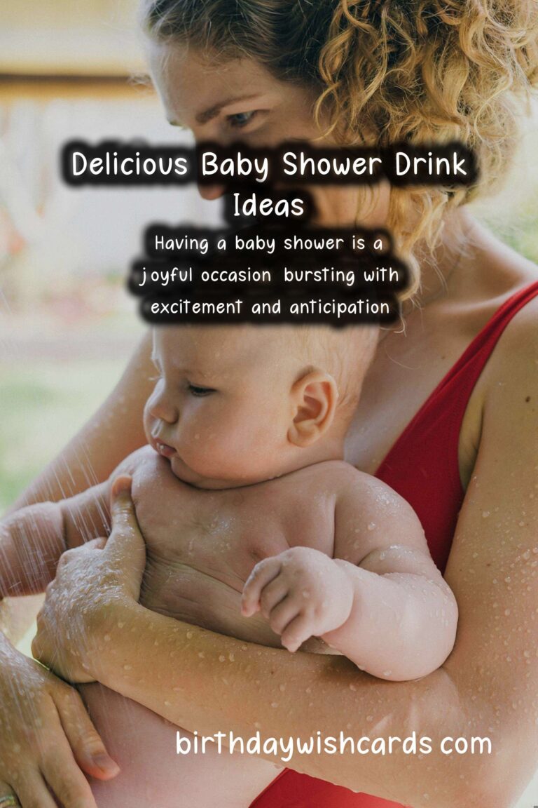 Delicious Drinks to Celebrate a Baby Shower