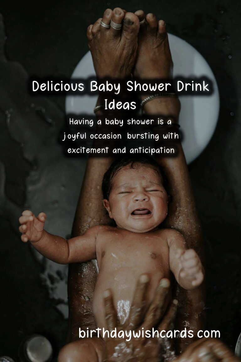 Delicious Drinks to Celebrate a Baby Shower