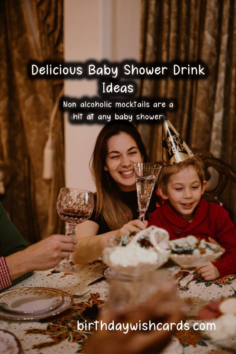 Delicious Drinks to Celebrate a Baby Shower