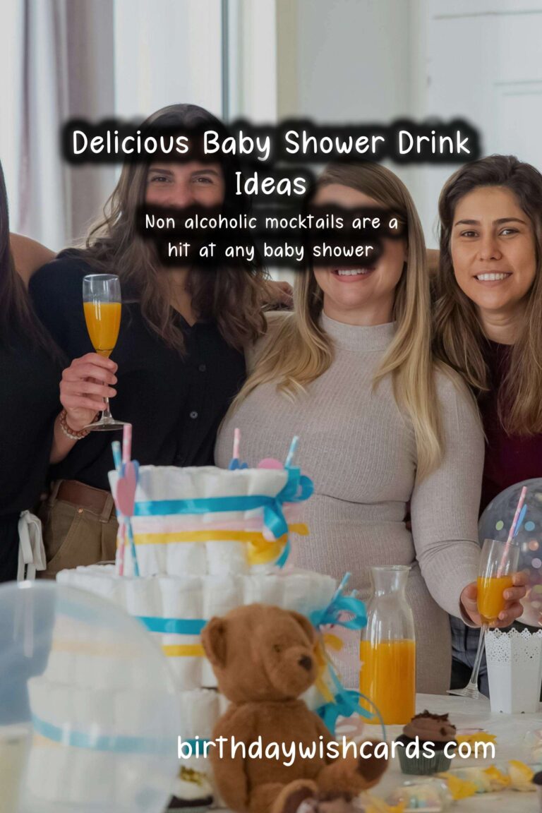 Delicious Drinks to Celebrate a Baby Shower