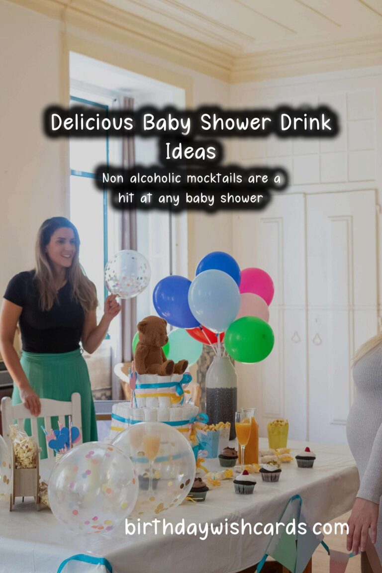 Delicious Drinks to Celebrate a Baby Shower